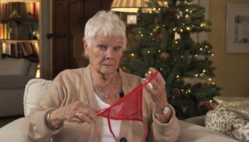 Judi Dench left horrified after being gifted a red thong for Christmas