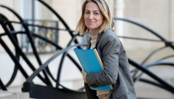 La ministre du Travail Astrid Panosyan-Bouvet, à l'Elysée le 10 octobre 2024