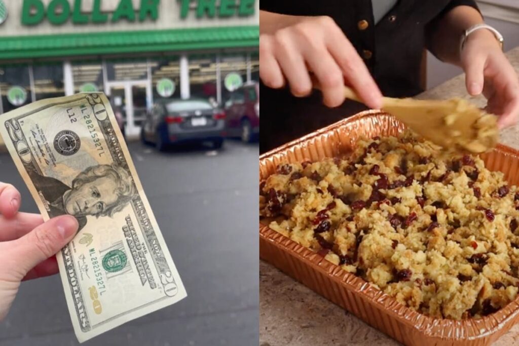 TikToker credited with saving Thanksgiving after sharing how to make dinner for $20 from Dollar Tree