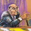 Sketch artist describes Rudy Giuliani’s courtroom meltdown: ‘He’s losing it’