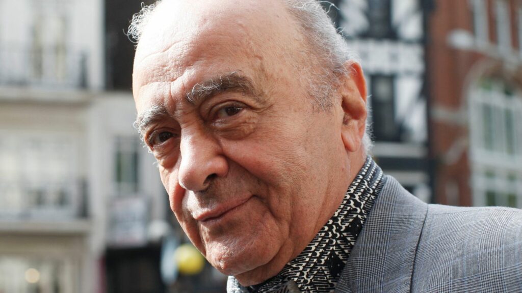 Mohamed al Fayed has been accused of sexual misconduct by several women. Pic: Reuters