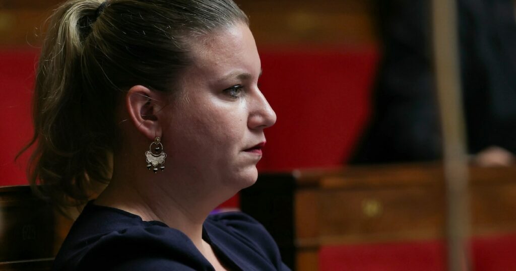 La cheffe du groupe des députés La France insoumise (LFI) Mathilde Panot à l'Assemblée nationale à Paris le 5 novembre 2024