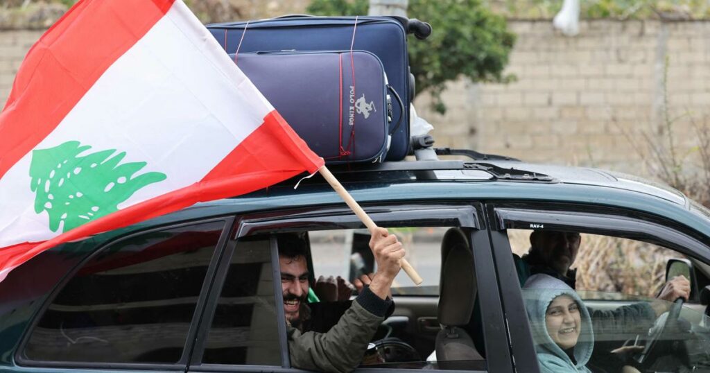 Des dizaines de milliers de Libanais rentrent chez eux après l’annonce du cessez-le-feu