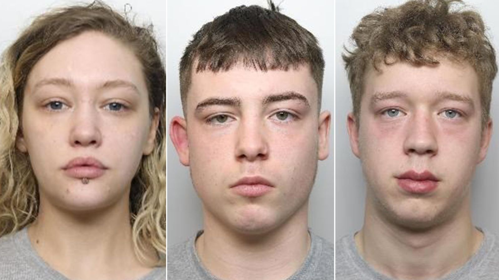 Rebecca Moore, Jack Douglas and Barney Griffin. Pic: South Yorkshire Police