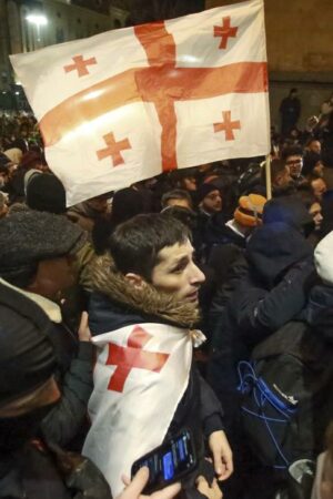 Georgien: Tausende protestieren nach Georgiens Absage an die EU