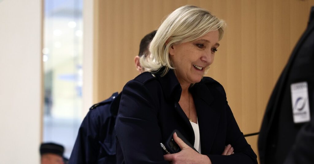 Marine Le Pen à Paris le 26 novembre 2024