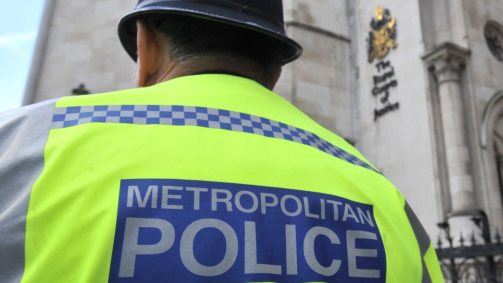 File photo dated 02/03/17 of a Metropolitan Police Service (MPS) officer outside the Royal Courts of Justice in central London. According to a report by Metropolitan Police Commissioner Sir Mark Rowley, Britain's biggest police force is heading for its lowest staffing levels in a decade by March next year, partly due to inadequate funding and low recruitment. Issue date: Tuesday June 4, 2024.