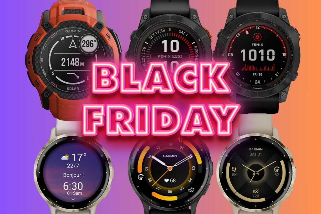 Toutes ces montres connectées Garmin sont en promotion : ce sont les meilleures offres du Black Friday