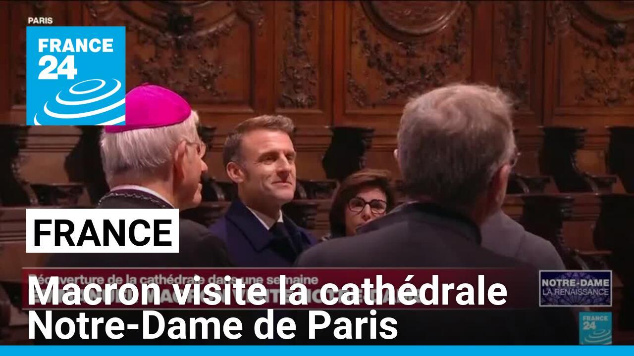 REPLAY - Emmanuel Macron visite Notre-Dame de Paris une semaine avant sa réouverture