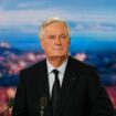 Le Premier ministre Michel Barnier sur le plateau du "20 Heures" de TF1 le 26 novembre 2024