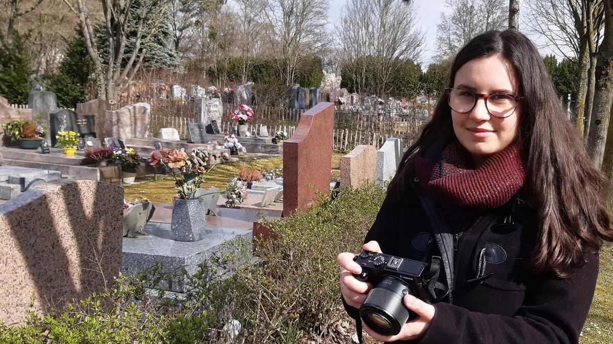 Amandine veille sur les habitants (vivants) du cimetière de Gennevilliers