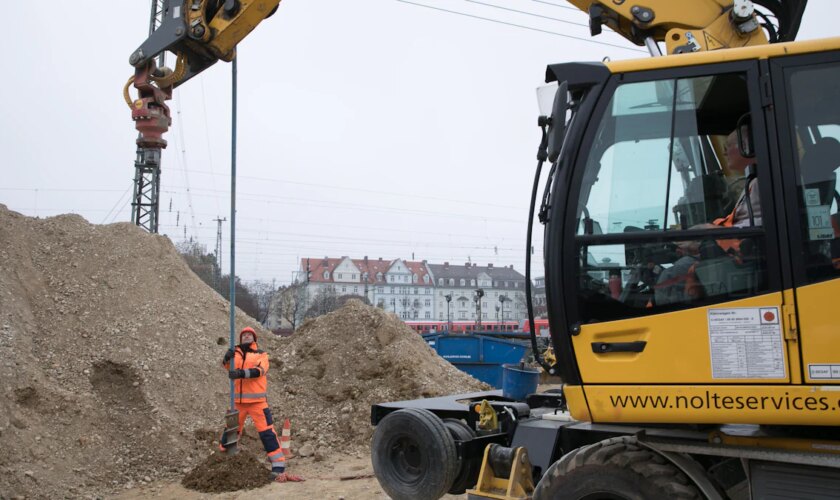 Arbeiten für die zweite S-Bahn-Stammstrecke: Auf Bombensuche mitten in der Stadt