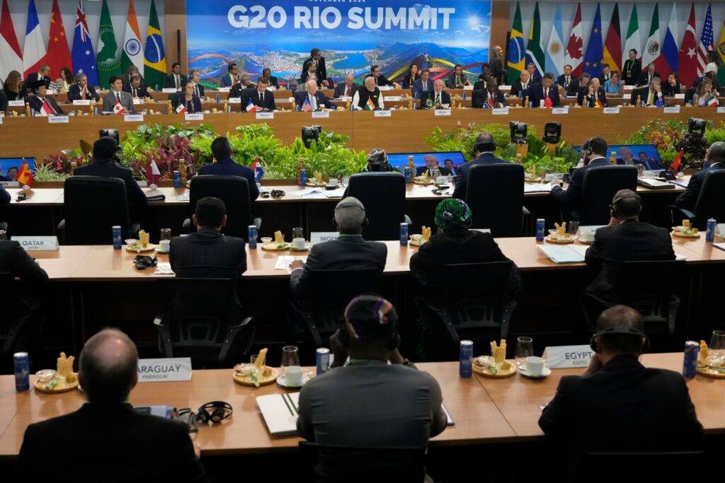 Au sommet du G20 à Rio, pas d’avancée majeure sur le climat