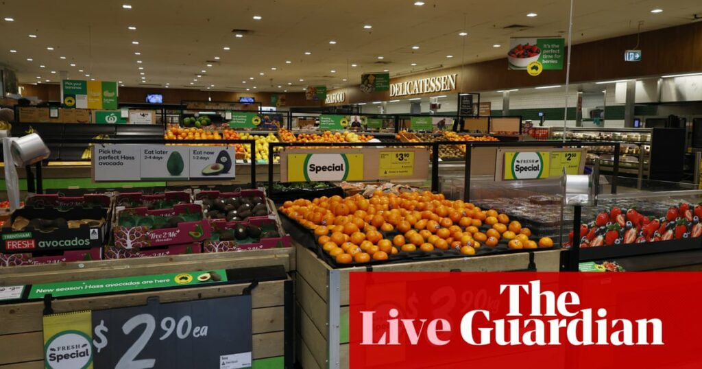 Australia news live: supermarket suppliers to raise grievances at competition watchdog hearing