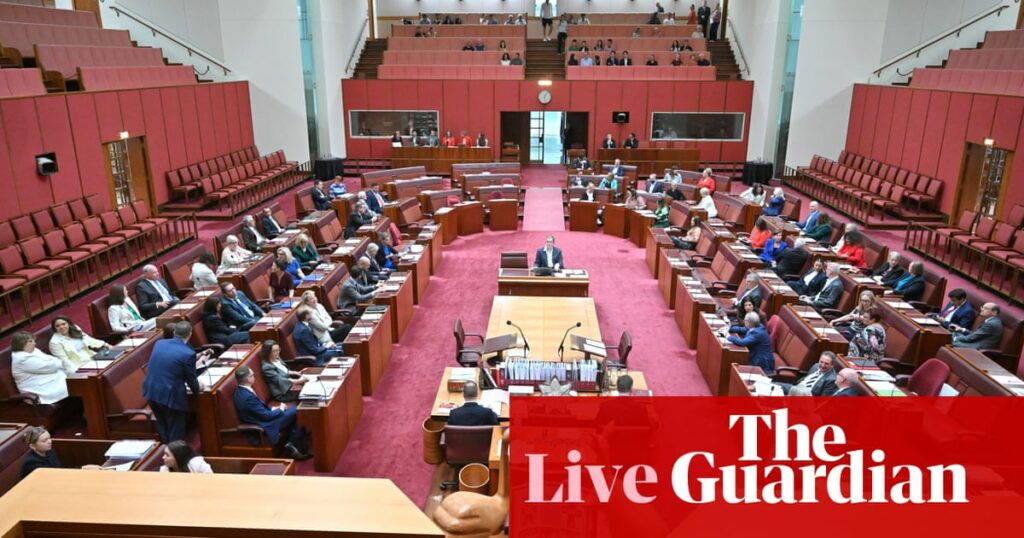 Australia politics live: Labor to try to push 36 bills through Senate on 2024’s last sitting day; ‘climate Christmas’ coming