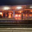 Berlin: Large fire destroys passenger train, cause unclear