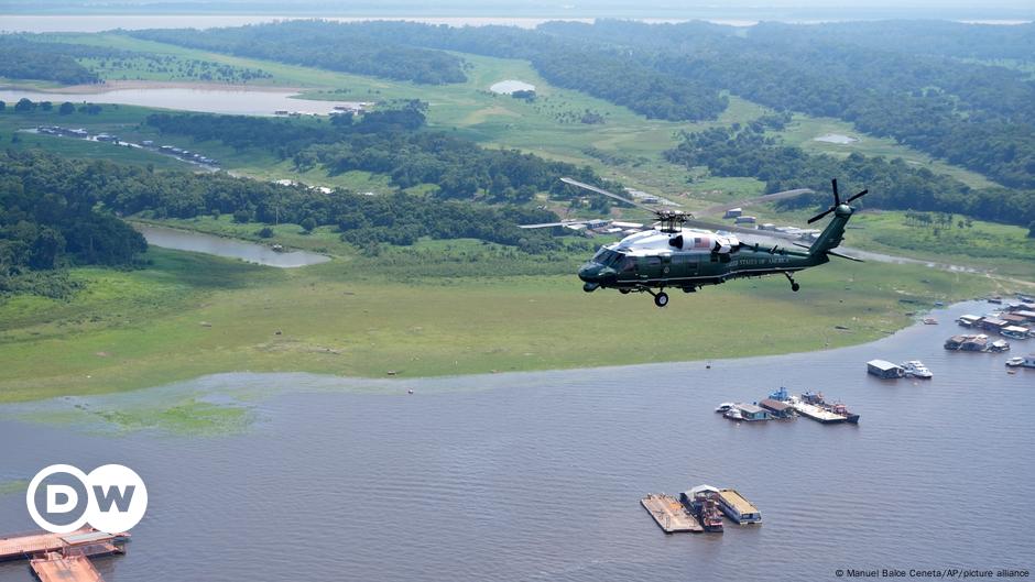 Biden begins historic trip to Amazon rainforest