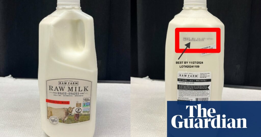 Bird flu detected in raw milk sold in California as fears rise of virus spreading