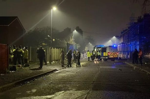 Bonfire Night chaos as up to 30 youths pelt police officers with fireworks