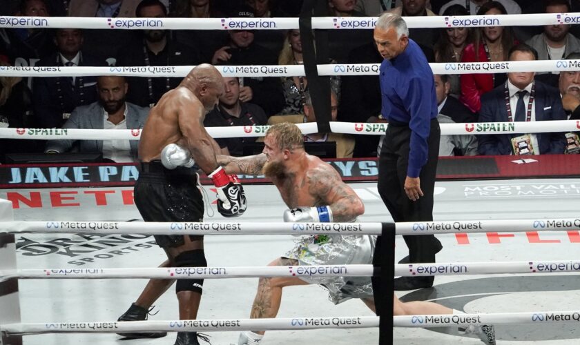 Boxe: La légende Mike Tyson, 58 ans, battu par le YouTuber Jake Paul