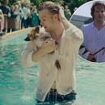 Bridget Jones fans go wild for Leo Woodall's steamy wet shirt scene inspired by Mr Darcy's iconic lake plunge in Pride and Prejudice