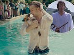 Bridget Jones fans go wild for Leo Woodall's steamy wet shirt scene inspired by Mr Darcy's iconic lake plunge in Pride and Prejudice