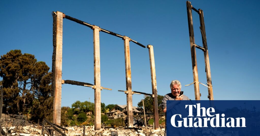 California fire crews make progress against wildfire that burned homes to rubble