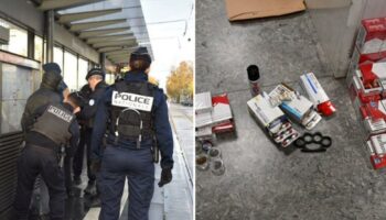 Cigarettes, cannabis et «drogue du pauvre» saisis sur le plus grand marché sauvage de Lyon