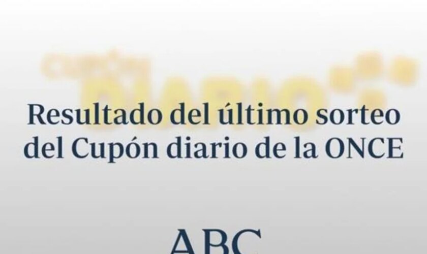 Comprobar resultados del sorteo del cupón diario de la ONCE de hoy lunes, 18 de noviembre de 2024