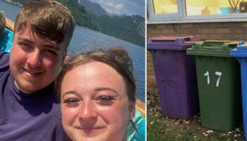 Couple fined £1,200 after thieves rip open bin bag outside home and move it 30ft