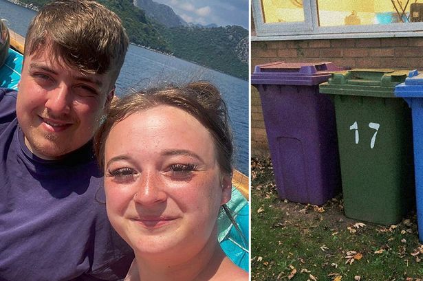 Couple fined £1,200 after thieves rip open bin bag outside home and move it 30ft