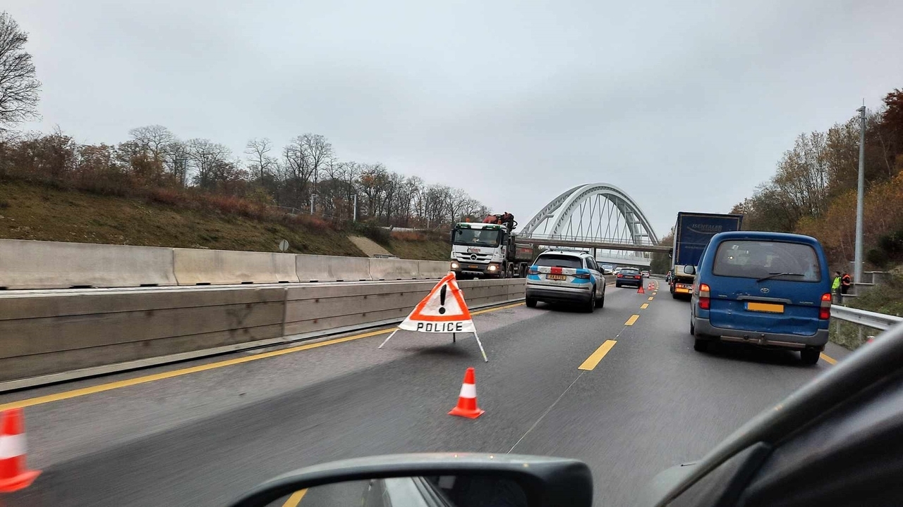 Croix de Gasperich: Un accident paralyse l'A3 ce vendredi matin