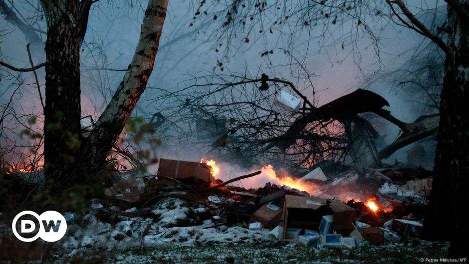 DHL-Frachtflugzeug in Litauen abgestürzt