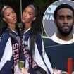 Diddy's twin daughters, 17, don cheerleader uniforms and tiaras for senior night after his third bail hearing