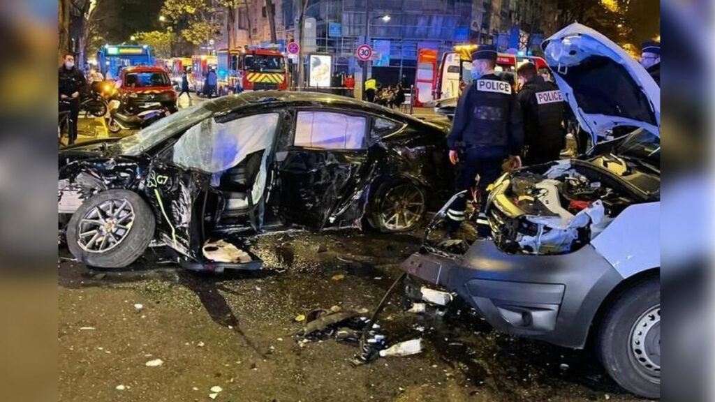 Effroyable accident mortel avec une Tesla à Paris : le conducteur incriminé, le constructeur épinglé