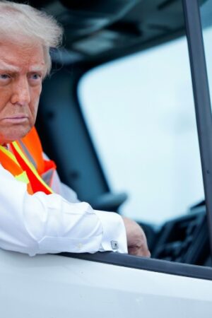 Élection américaine: Biden dérape, Trump se met en scène à bord d'un camion-poubelle