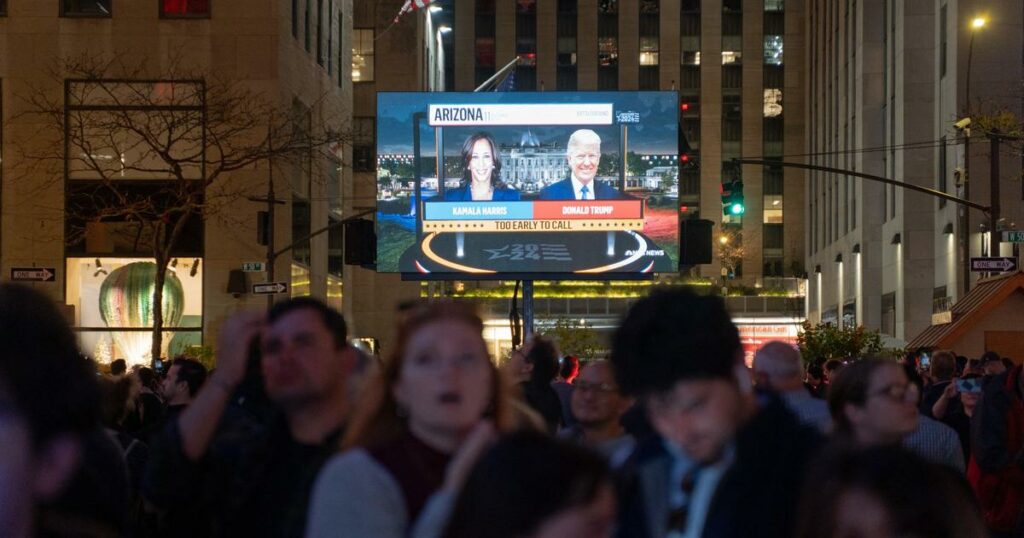 Élection américaine: un bilan mitigé pour la télévision avec des téléspectateurs en baisse