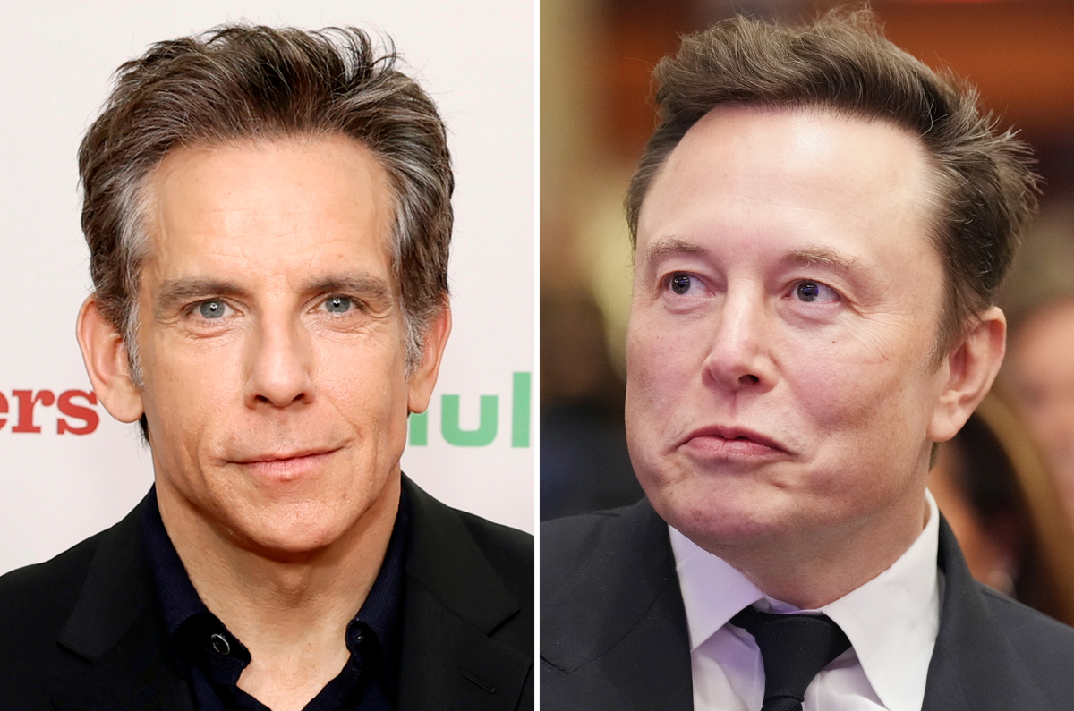 Elon Musk mocks Ben Stiller with offensive Tropic Thunder reference over Kamala Harris support