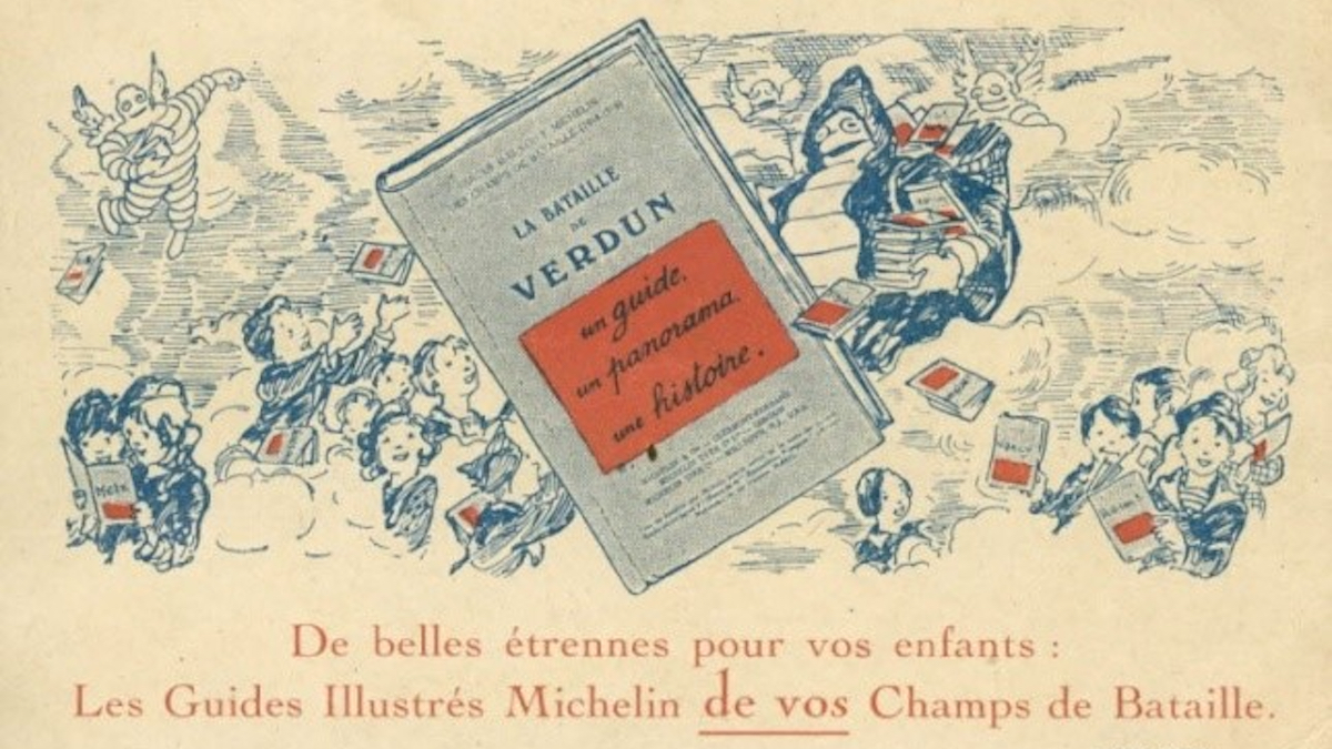 En 1917, le Guide Michelin proposait de visiter les champs de bataille de la Première Guerre mondiale