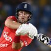 England's Liam Livingstone bats against West Indies in St Lucia