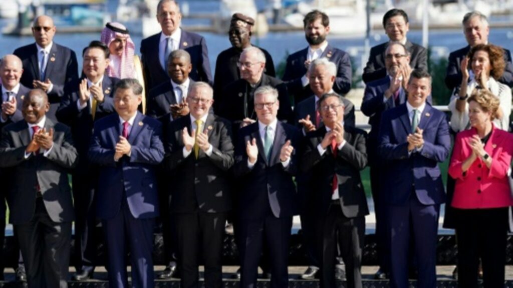 Gruppenfoto der G20-Staatenlenker in Rio de Janeiro