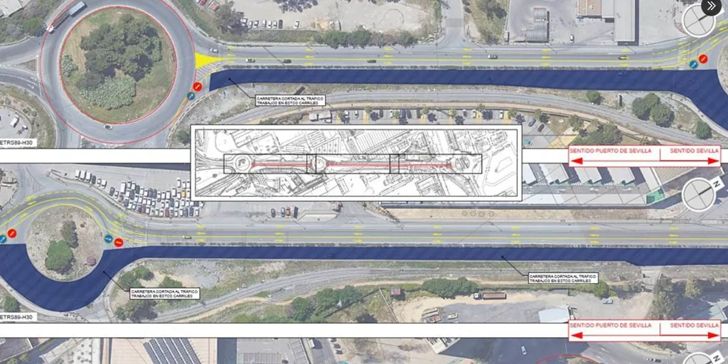 Esta es la calle de Sevilla que sufrirá cortes de tráfico para mejorar el asfaltado