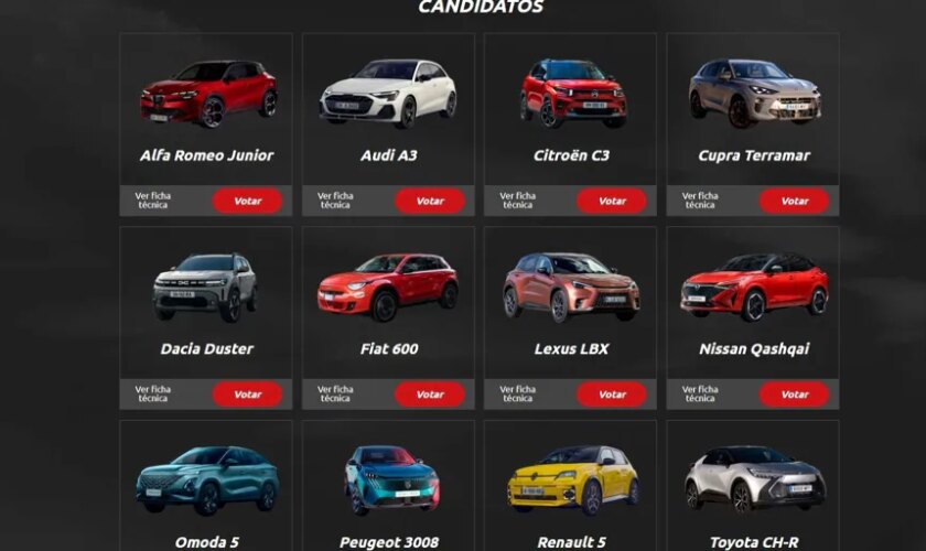 Estos son los candidatos al Premio ABC al Mejor Coche del Año 2025