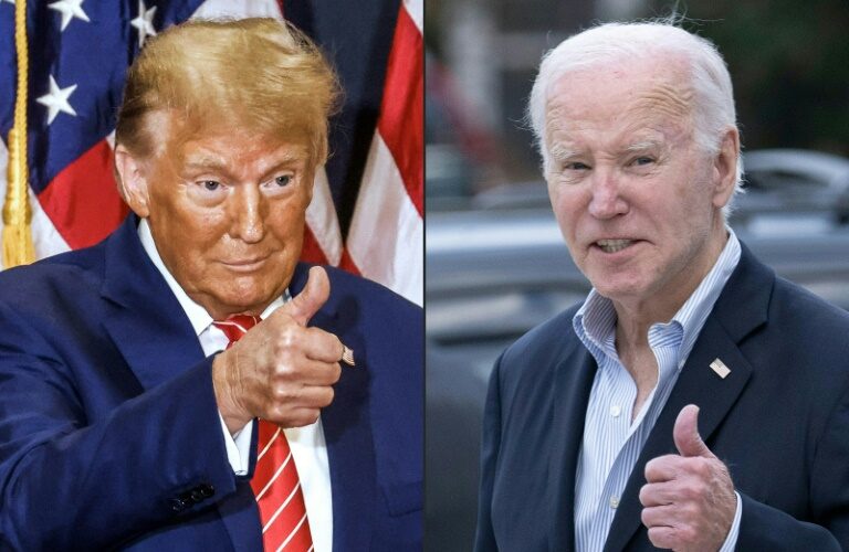 Etats-Unis: Trump, triomphant, reçu à la Maison Blanche par Biden