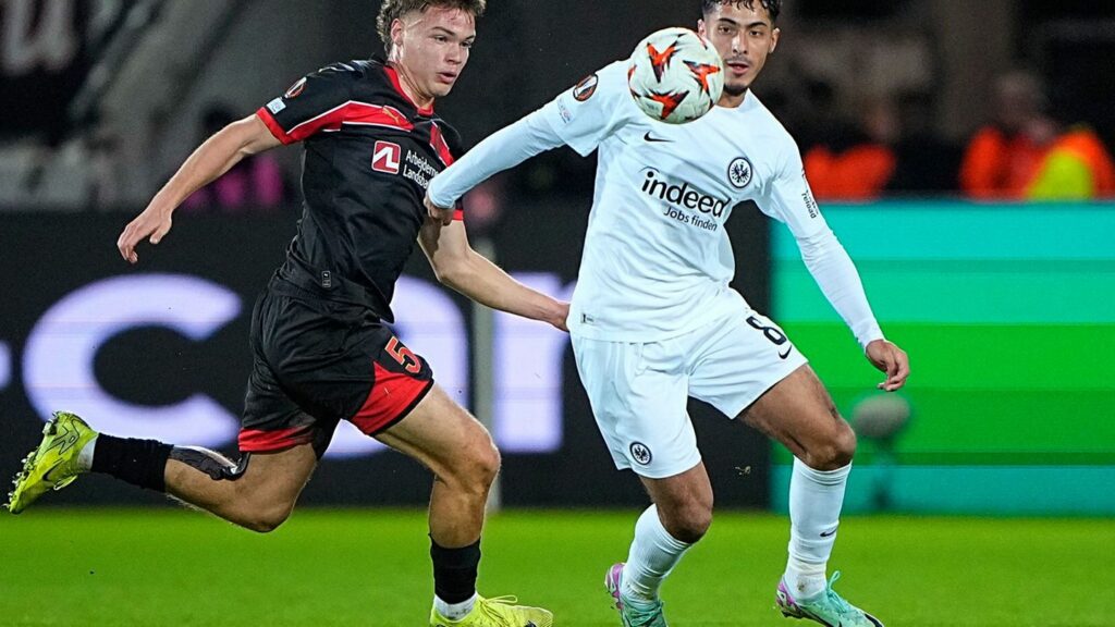 Eintracht Frankfurt bleibt auch in der Europa League auf Erfolgskurs. Foto: Bo Amstrup/Ritzau Scanpix Foto/AP