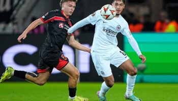 Eintracht Frankfurt bleibt auch in der Europa League auf Erfolgskurs. Foto: Bo Amstrup/Ritzau Scanpix Foto/AP