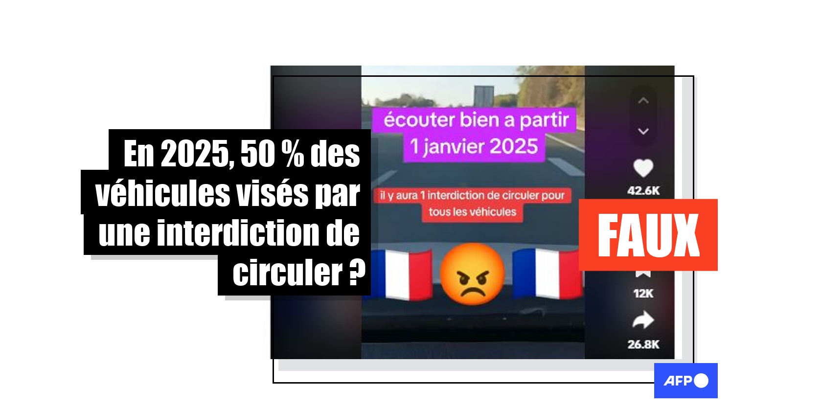 Fact check: Non, ces véhicules ne seront pas bannis dans plusieurs villes françaises en 2025