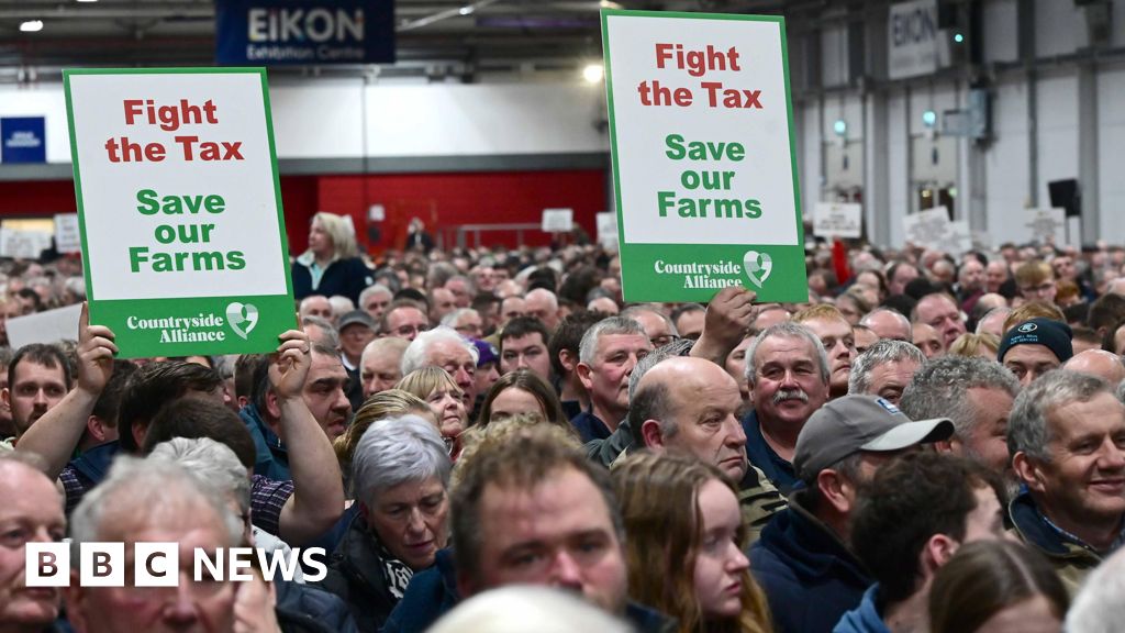 Farmers gather for protest over tax changes