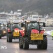 Farmers protest as Starmer defends Budget