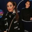 Feuding sisters Lauryn and Chloe Goodman narrowly avoid awkward run-in as they both attend Tulleys' star-studded Christmas Lights Festival - following Kyle Walker scandal and wedding snub